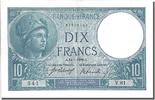 France 10 Francs Banknote, 10 F 1916-1942 ''Minerve'', 1916-01-14 -