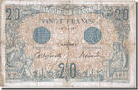 France 20 Francs Banknote, 20 F 1905-1913 ''Bleu'', 1906-04-14 -