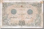France 20 Francs Banknote, 20 F 1905-1913 ''Bleu'', 1913-01-20 -