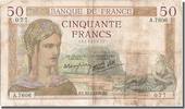 France 50 Francs Banknote, 50 F 1934-1940 ''Cérès'', 1938-02-10 -
