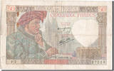 France 50 Francs Banknote, 50 F 1940-1942 ''Jacques Coeur'', 1940-06-13 -