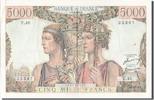 France 5000 Francs Banknote, 5 000 F 1949-1957 ''Terre et Mer'' -