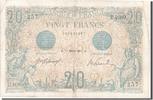 France 20 Francs Banknote, 20 F 1905-1913 ''Bleu'', 1913-02-01 -