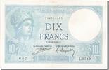 France 10 Francs Banknote, 10 F 1916-1942 ''Minerve'', 1922-06-28 -