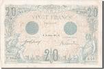 France 20 Francs Banknote, 20 F 1905-1913 ''Bleu'', 1913-01-16 -