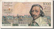 France 1000 Francs Banknote, 1 000 F 1953-1957 ''Richelieu'' -