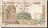 France 50 Francs Banknote, 50 F 1934-1940 ''Cérès'', 1934-12-27 -
