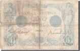 France 5 Francs Banknote, 5 F 1912-1917 ''Bleu'', 1915-09-18 -