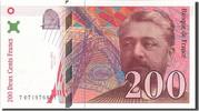 France 200 Francs Banknote, 200 F 1995-1999 ''Eiffel'' -