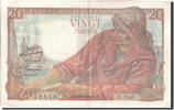 France 20 Francs Banknote, 20 F 1942-1950 ''Pêcheur'', 1949-03-10 -