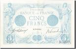 France 5 Francs 1916 Banknote, 5 F 1912-1917 ''Bleu'', 1916-11-11 VZ+ 2,334.45 元  ＋  41.42 元 运费