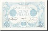 France 5 Francs 1916 Banknote, 5 F 1912-1917 ''Bleu'', 1916-10-26 VZ+ 2,334.45 元  ＋  41.42 元 运费