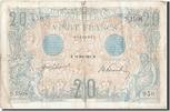France 20 Francs Banknote, 20 F 1905-1913 ''Bleu'', 1912-03-20 -