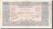 France 1000 Francs Banknote, 1 000 F 1889-1926 ''Bleu et Rose'' -