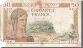 France 50 Francs Banknote, 50 F 1934-1940 ''Cérès'', 1934-11-15 -
