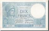 France 10 Francs Banknote, 10 F 1916-1942 ''Minerve'', 1921-05-03 -