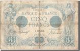 France 5 Francs Banknote, 5 F 1912-1917 ''Bleu'', 1913-10-13 -