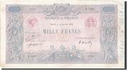 France 1000 Francs Banknote, 1 000 F 1889-1926 ''Bleu et Rose'' -