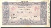 France 1000 Francs Banknote, 1 000 F 1889-1926 ''Bleu et Rose'' -