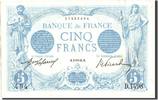 France 5 Francs Banknote, 5 F 1912-1917 ''Bleu'', 1913-01-03 -