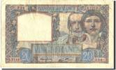 France 20 Francs Banknote, 20 F 1939-1942 ''Science et Travail'' -