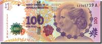Argentina 100 Pesos Banknote, Undated (2012), Undated, KM:358a -