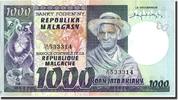 Madagascar 1000 Francs = 200 Ariary Banknote, Undated, Undated, KM:65a -
