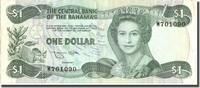 Bahamas 1 Dollar Banknote, 1974, KM:43b -