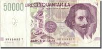 Italy 50,000 Lire Banknote, 1992, KM:113b -