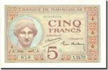 Madagascar 5 Francs (1937) Banknote, Undated (1937), KM:35 VZ+ 459.78 元  ＋  41.42 元 运费