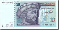 Tunisia 10 Dinars Banknote, 1994-11-07, KM:87 -