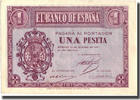 Spain 1 Peseta Banknote, 1937-10-12, KM:104a -