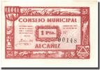 Spain 1 Peseta Banknote, Alcaniz, 1937 -