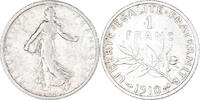 France Franc Coin, Semeuse, Paris, 1 Franc, Silver, KM:844.1 -