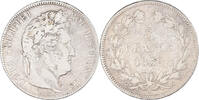 France 5 Francs Coin, Louis-Philippe, Nantes, Silver -