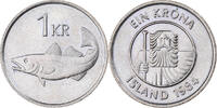 Iceland Krona 1984 Copper-nickel, KM:27 STGL 99.99 元  ＋  41.42 元 运费