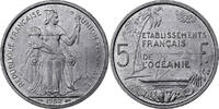 Établissements français de l'Océanie 5 Francs FRENCH OCEANIA, Paris, Aluminum, KM:4 -