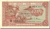 Rwanda-Burundi 5 Francs Banknote, 1960-09-15 -