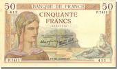 France 50 Francs Banknote, 50 F 1934-1940 ''Cérès'', 1937-12-30 -