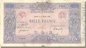 France 1000 Francs Banknote, 1 000 F 1889-1926 ''Bleu et Rose'' -