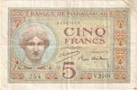 Madagascar 5 Francs SS -