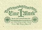 Germany 1 Mark Banknote, 1922-09-15, KM:61a -