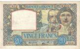 France 20 Francs Science et Travail, W.4015, Fayette:12.14 -