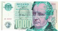 Private proofs / unofficial Not Applicable Banknote, FANTASY BANKNOTE 1000 ZILCHY MUJAND -