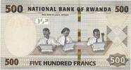 Rwanda 500 Francs 2019-02-01, KM:38 -