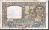 France 20 Francs Banknote, 20 F 1939-1942 ''Science et Travail'' -