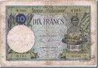 Madagascar 10 Francs 1930 Banknote S+ 275.70 元  ＋  41.42 元 运费