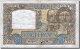 France 20 Francs Banknote, 20 F 1939-1942 ''Science et Travail'' -