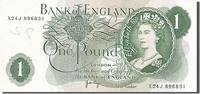 Great Britain 1 Pound Banknote -