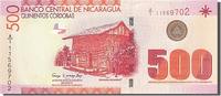Nicaragua 500 Cordobas Banknote, 2007-09-12 -